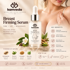 Kamveda Bust Firming & Contour Serum | For a Firmer, Toned-Looking Bust