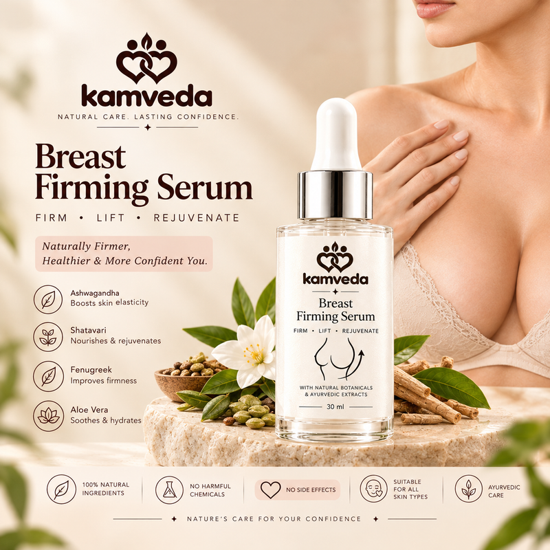 Kamveda Bust Firming & Contour Serum | For a Firmer, Toned-Looking Bust