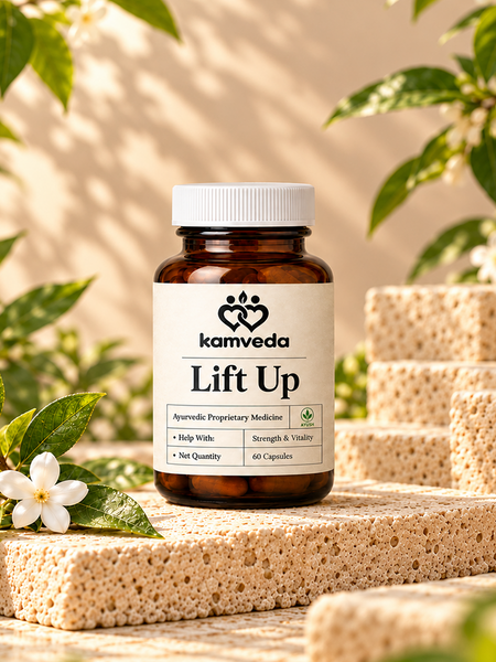 Kamveda Lift Up Capsules for Men | Ayurvedic Energy, Stamina & Vitality Support