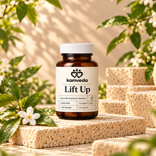 Kamveda Lift Up Capsules for Men | Ayurvedic Energy, Stamina & Vitality Support