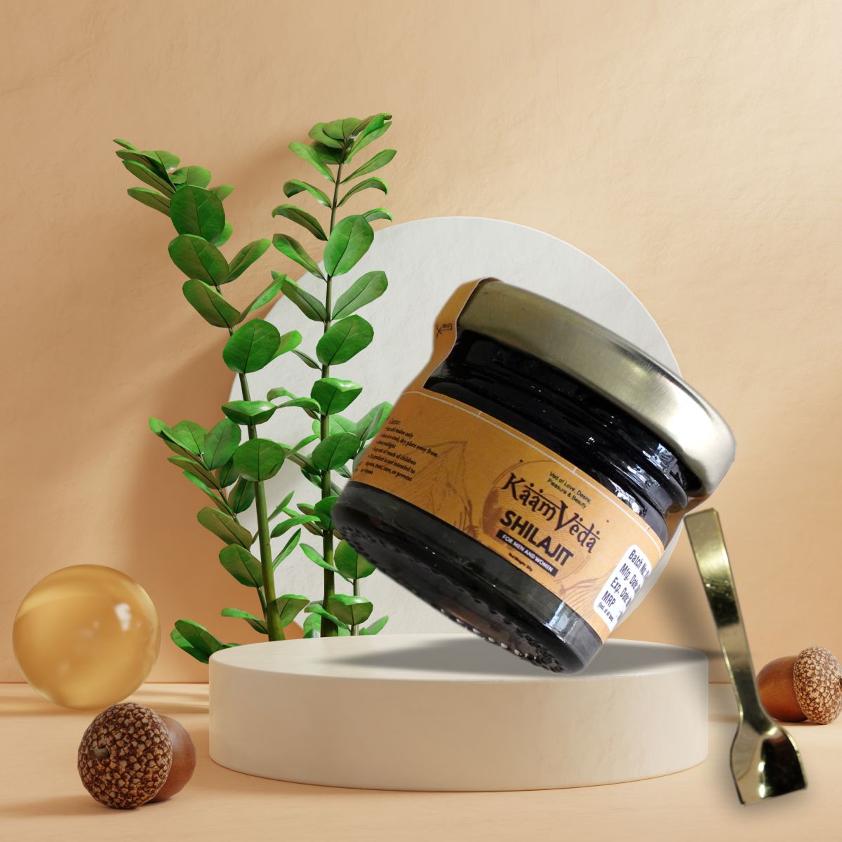 Kaamveda Pure Men Shilajit Resin - KaamVeda